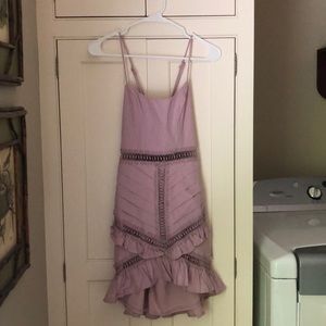 Periwinkle mini dress